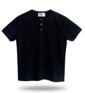 T-shirt col henley coton